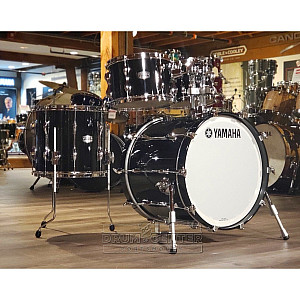 Recording Custom 5 Piece Drum Set, Solid Black